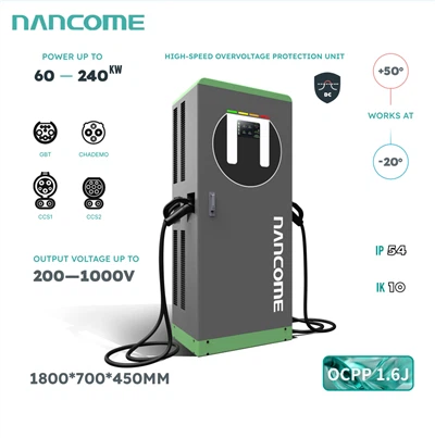 Caricabatterie rapido per veicoli elettrici a corrente continua da 180 kW